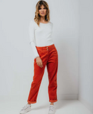 C'est beau la vie Eddy pantalon velours 2 boutons caramel 62CB2PS805-42
