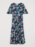Seasalt Cornwall chateaux dress regular seaweed flower maritime