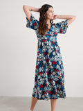 Seasalt Cornwall chateaux dress regular seaweed flower maritime