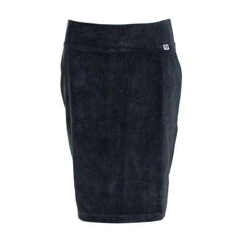 Chills and Fever skirt basic velvet black CAW23WR045VX01