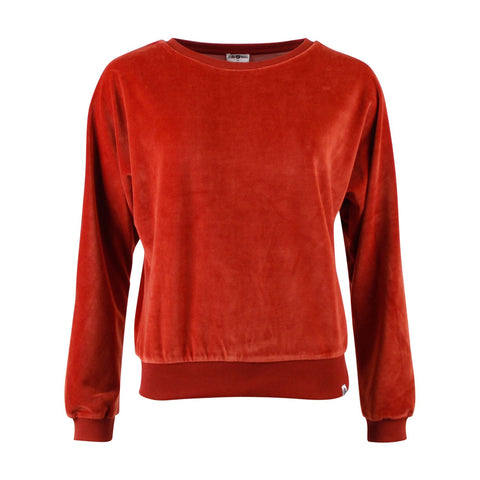 Chills and Fever sweater lima velvet cinnabar CAW24WT065VX05