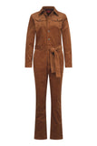 Cloud9 Liz jumpsuit dark marron 242RIB31-1.249