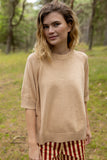 Danefae  Danemarie Glitter Sweater Tee Nougat