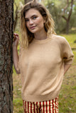 Danefae  Danemarie Glitter Sweater Tee Nougat