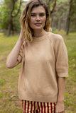 Danefae  Danemarie Glitter Sweater Tee Nougat