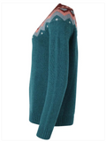 Danefae dananne wool sweater dark slate 11992-4249