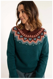 Danefae dananne wool sweater dark slate 11992-4249