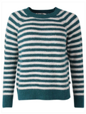 Danefae danebekka alpaca sweater dark slate/light beige 12495-4256