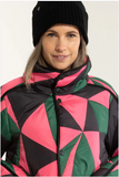Danefae danecherry thermo jacket dark pine/black/bright pink 12490-4252