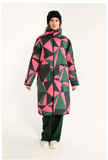 Danefae danecherry thermo jacket dark pine/black/bright pink 12490-4252