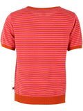 Danefae danesilver pearl knit sweater tee light rust/bright pink 620630