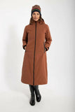 Danefae danesundur winter coat brick 12151-3606