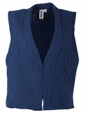 Danefae danevibeke quilt vest deep blue 12521-4276