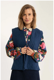 Danefae danevibeke quilt vest deep blue 12521-4276