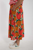 Danefae danevisit searsucker skirt beige maxiberry 25-364