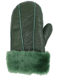 Danefae no waste sheepskin napa gloves green
