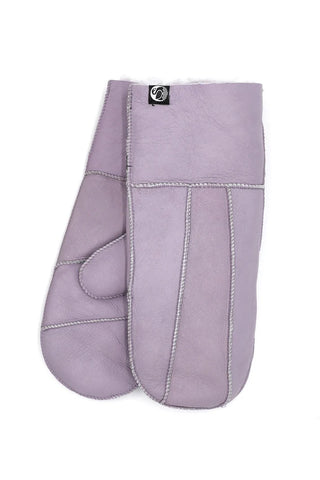 Danefae no waste sheepskin napa gloves soft purple