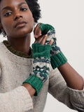 Seasalt Cornwall Moon Mittens-Zig zag Geo Dark Forage Mix