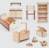 Het Muizenhuis meubelkit babykamer MH40012-202402