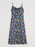 Seasalt Cornwall housel bay dress collaged tulips maritime