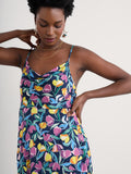 Seasalt Cornwall housel bay dress collaged tulips maritime