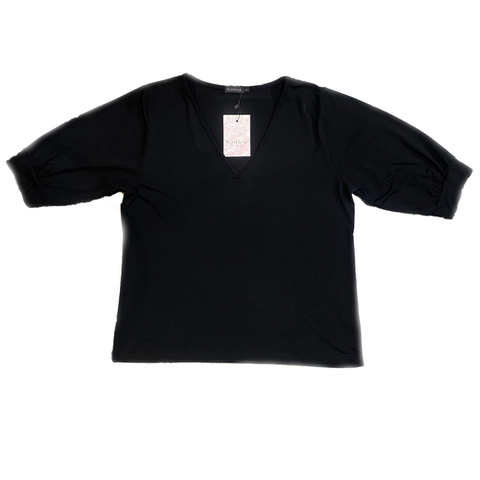 IchJane T-shirt Mona black bamboo