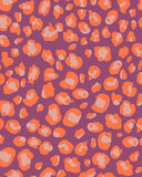 Kadodesign cotton bag leopard purple tales