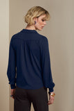 King Louie Carina blouse ecovero light evening blue 07618-445