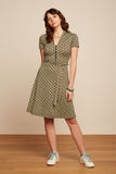 King Louie Emmy dress indy delphinium green 08852-274