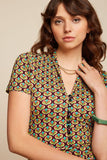 King Louie Emmy dress indy delphinium green 08852-274