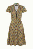 King Louie Emmy dress indy delphinium green 08852-274