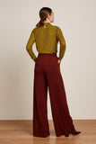 King Louie Fintan pants milano crepe sandelwood brown 09033-553