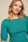 King Louie Ivy top cocoon dark aqua green 08118-352