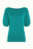 King Louie Ivy top cocoon dark aqua green 08118-352