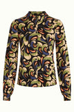 King Louie Maisie Blouse Rumble Black 10112-001