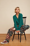 King Louie Sara pants torini evening blue 08930-445