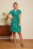 King Louie tex dress coralie aqua green 08612-248