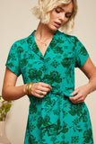 King Louie tex dress coralie aqua green 08612-248