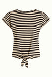 King Louie aria knot top chopito stripe black 09708-001