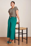 King Louie aria knot top chopito stripe black 09708-001