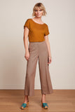 King Louie aria top marsy linen umbre 09783-549