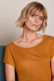 King Louie aria top marsy linen umbre 09783-549
