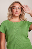 King Louie audrey top rockey ajour jade green 09640-263