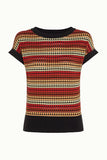 King Louie boatneck top boyd black 08815-001