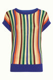 King Louie boatneck top molo bluing 09672-490