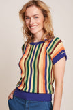 King Louie boatneck top molo bluing 09672-490