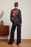 King Louie bomber jacket dazy windsor red 09274-614