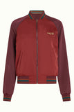 King Louie bomber jacket dazy windsor red 09274-614