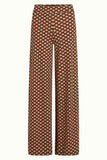 King Louie border palazzo pants valet cabernet red 09301-622