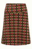 King Louie border skirt sunday evening blue 09345-445